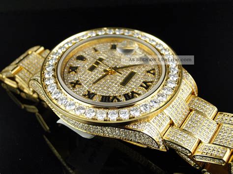 rolex gold diamanten herren